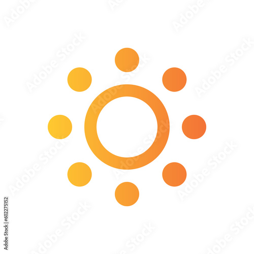 brightness gradient icon