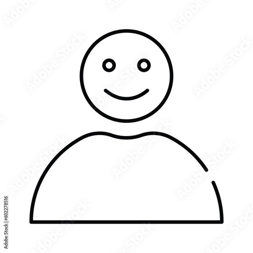 Smiley face happy emoji emoticon smile icon illustration