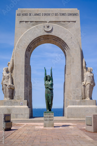 Fotografía The Monument aux Morts de l'Armée d'Orient in Kennedy cornice