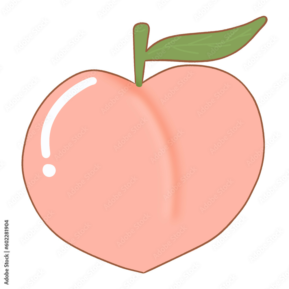 Fototapeta premium Fruits and smiling fruits characters set collection 