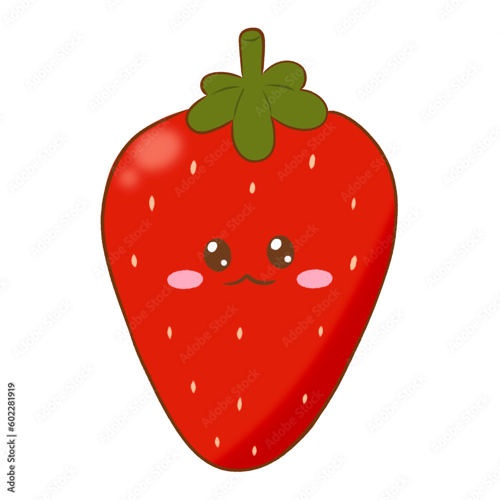 Fruits and smiling fruits characters set collection Fruits and smiling fruits characters set collection