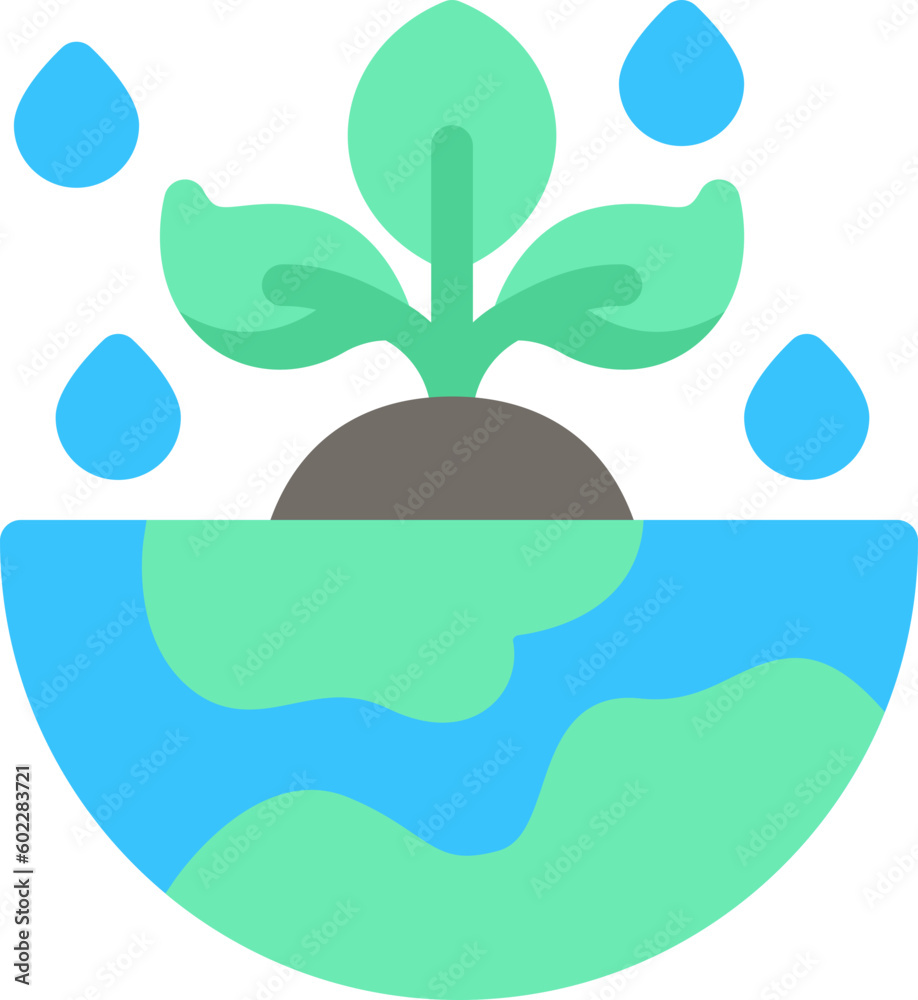 Naklejka premium go green icon