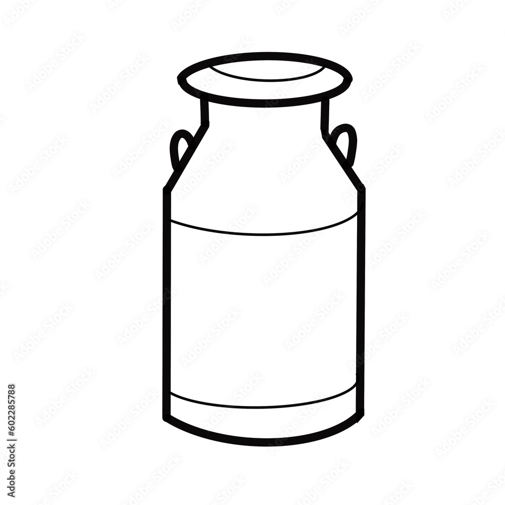 milk tank container dairy drink fresh hand drawn doodle milk tank container dairy drink fresh hand drawn doodle