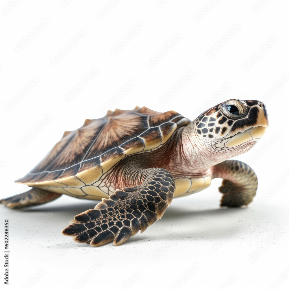 Obraz premium turtle isolated on white background