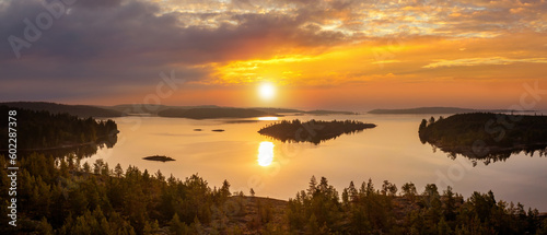 Russia. Karelia. Mirror ref...