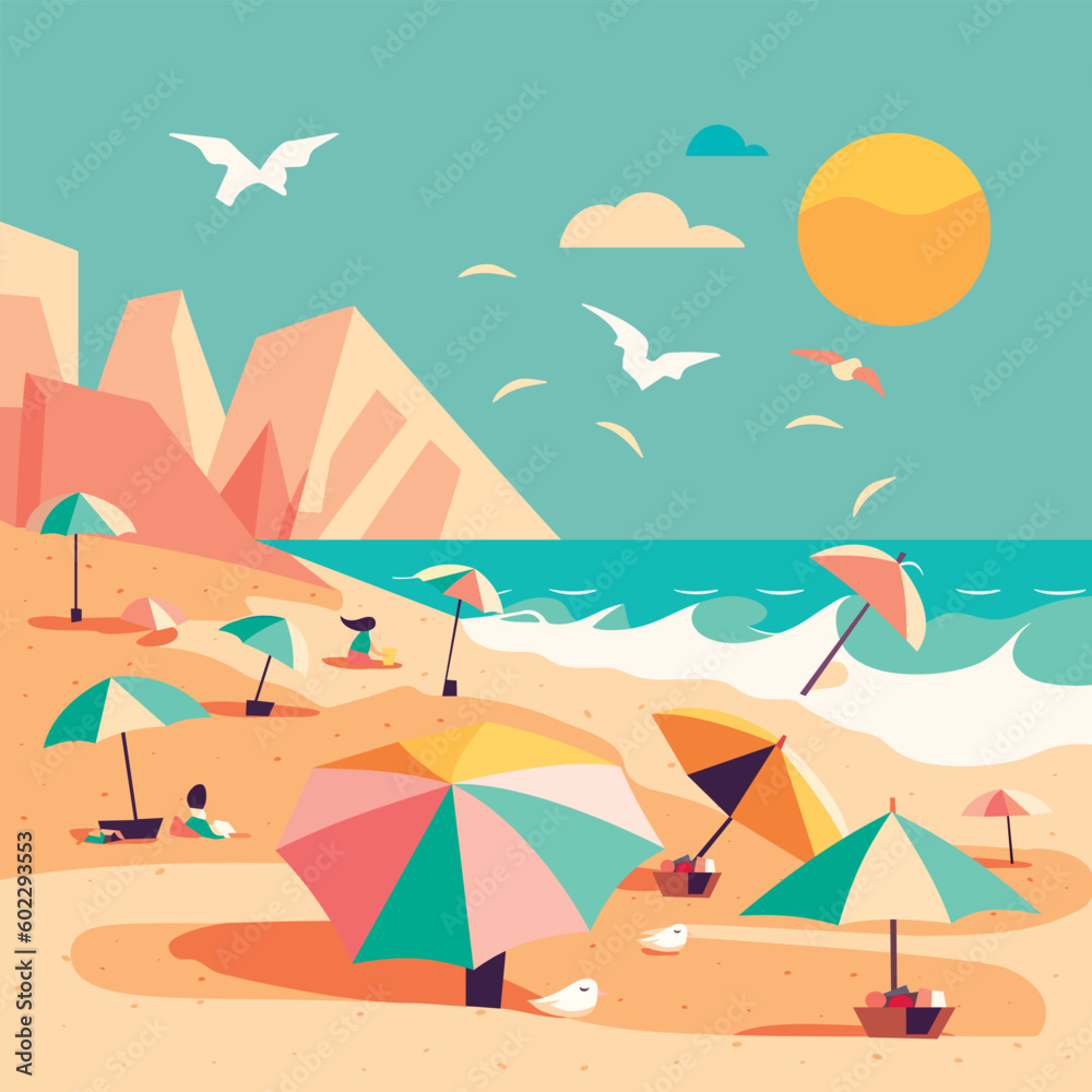 Fun Beach Illustration