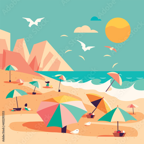 Fun Beach Illustration