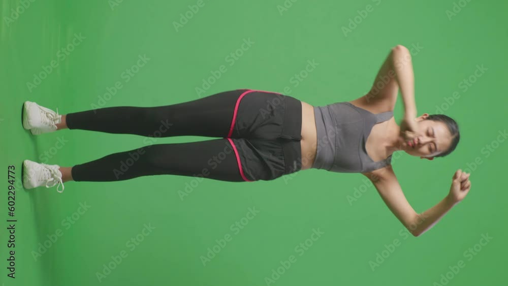 Full Body Of Asian Woman Wearing Sportswear And Then Celebrating Winning As The First Winner On Green Screen Background In The Studio
Full Body Of Asian Woman Wearing Sportswear And Then Celebrating Winning As The First Winner On Green Screen Background In The Studio