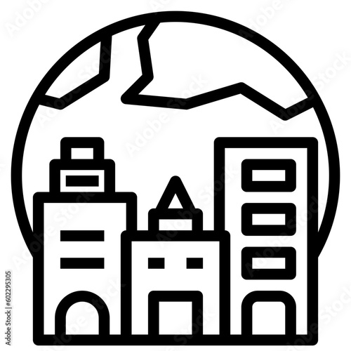 industry outline style icon