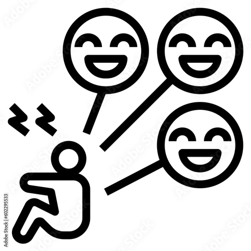 mood outline style icon
