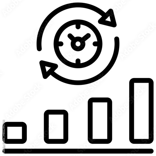 performance outline style icon