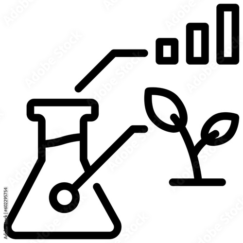plant outline style icon