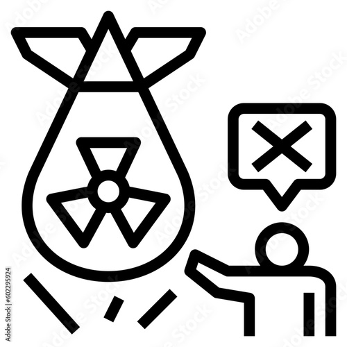 resist outline style icon