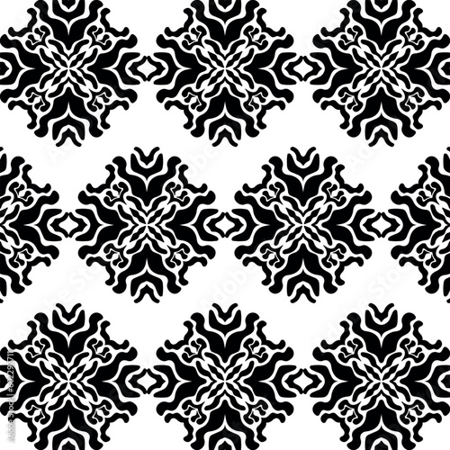 geometric cool abstract floral pattern