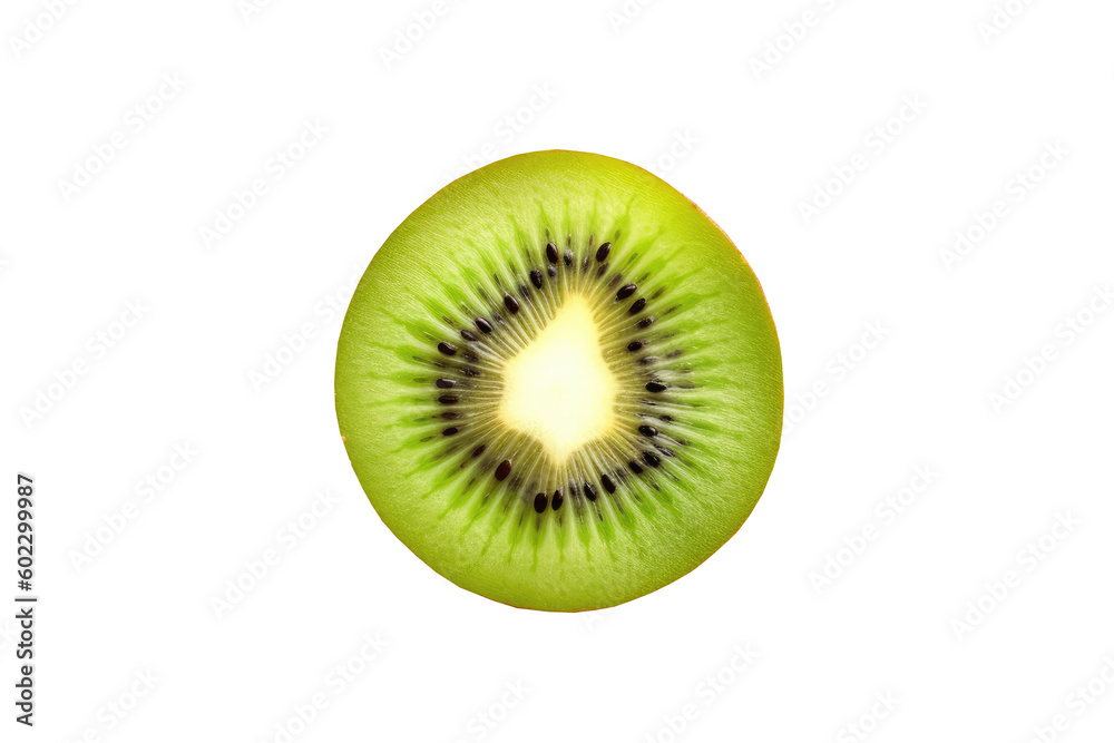 Kiwi fruit isolated on transparent background. Generative Ai Kiwi fruit isolated on transparent background. Generative Ai