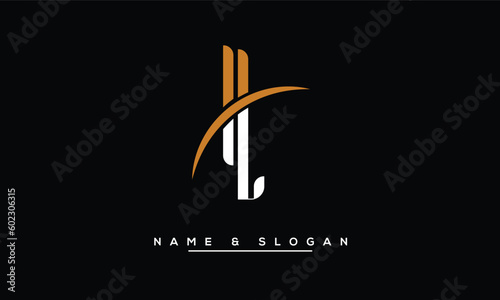 IL, LI, I, L Abstract Letters Logo Monogram