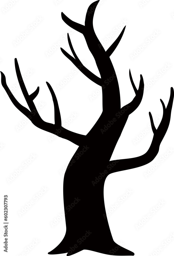 halloween tree silhouette halloween tree silhouette