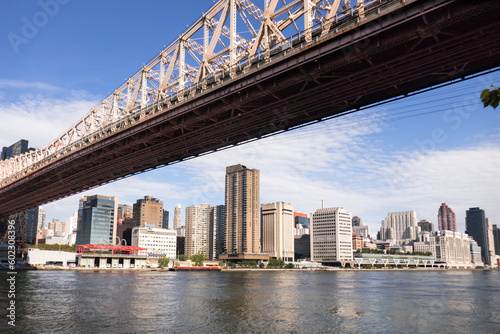 Ed Koch Queensboro Bridge and Manhattan  from Roosevelt Island photo