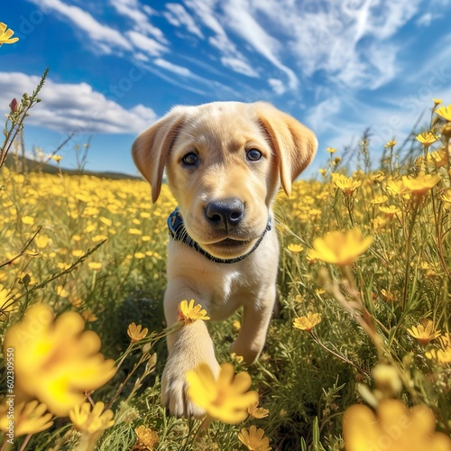Wunderschöner Labrador Familien Hund in Gold Blond 