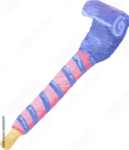 Watercolor Party Horn