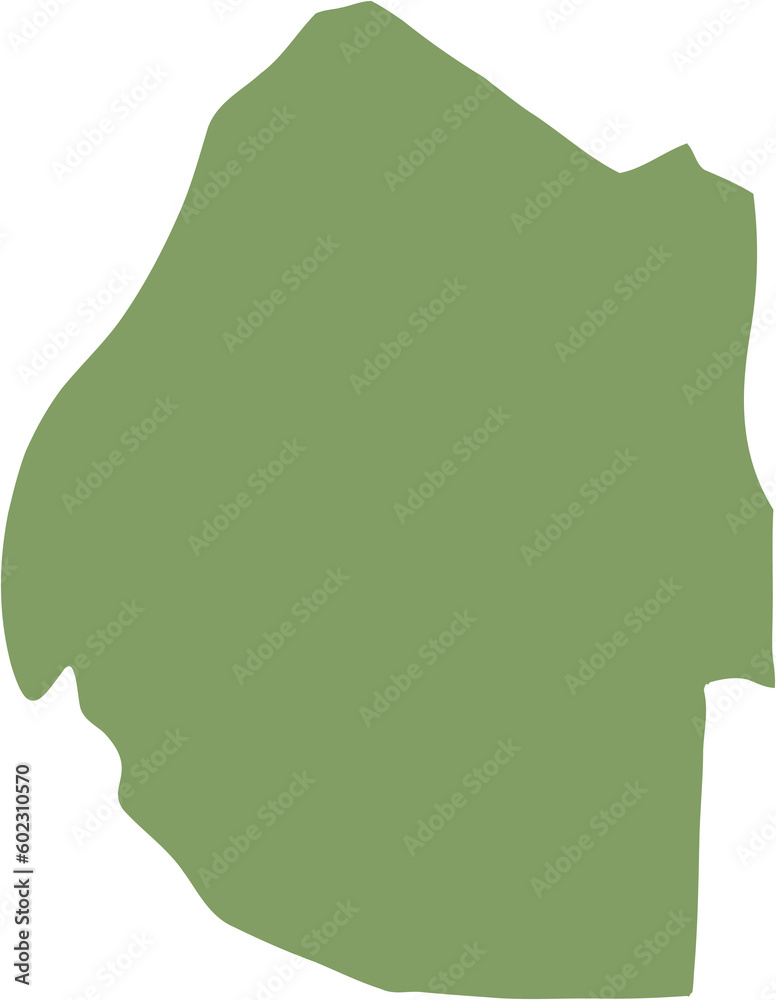 Fototapeta premium doodle freehand drawing of eswatini map.