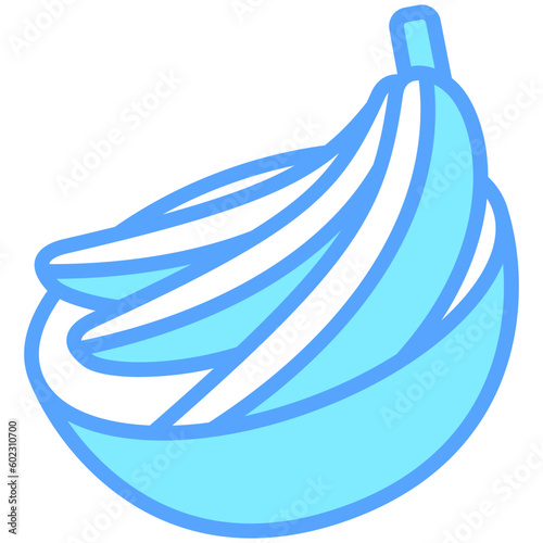 banana, fruit breakfast food courts vector icons for web design, app, banner, flyer and digital marketing.