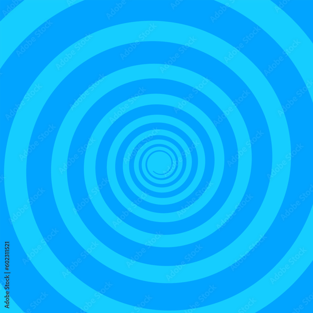 Swirling blue concentrated line background, wallpaper.