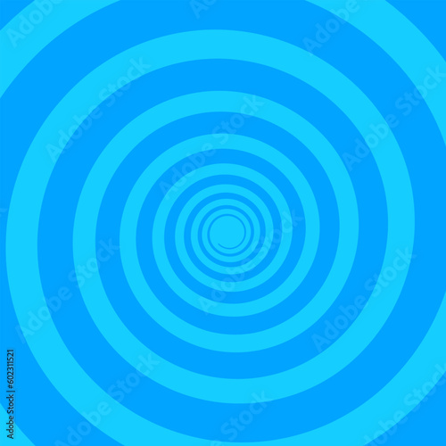 Swirling blue concentrated line background, wallpaper.