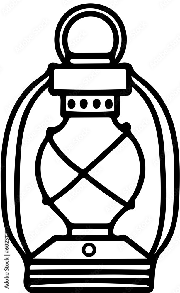 lantern,black line lantern,black line