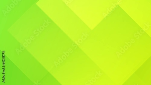 2D flat Animations loop 4K Green color and Yellow color background abstract art with waves 