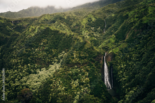 Mount Waialeale known as the wettest spot on Earth, Kauai, Hawaii