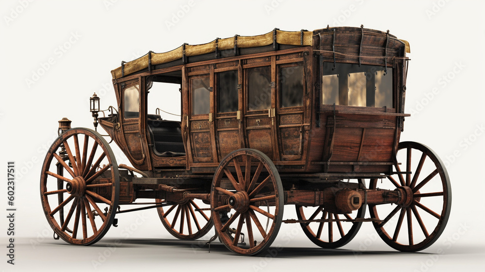 1800s Carriage -Carruagem Anos 1800