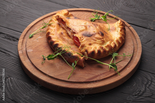 Fried or baked Russian meat pies