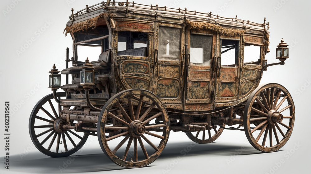 1800s Carriage -Carruagem Anos 1800