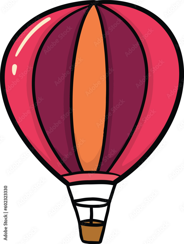 Fototapeta premium hot air balloon vector