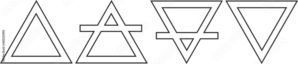 elements symbols on white background elements symbols on white background