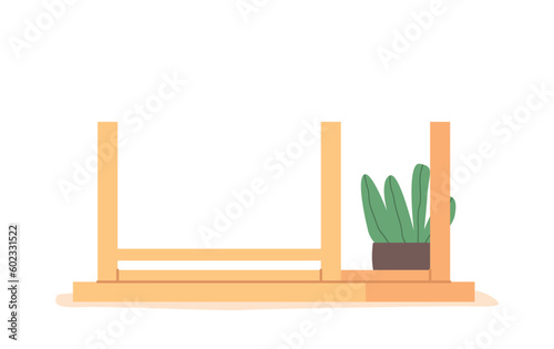 Table Made Of Wood Turned Upside Down, Revealing Its Legs And Joints, Creating A Unique And Intriguing Display