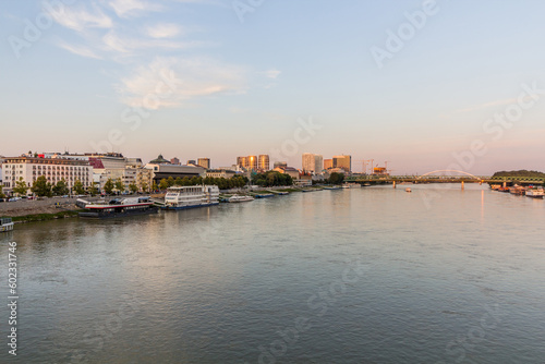 Danube river in Bratislava, Slovakia © Matyas Rehak