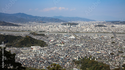 朝鮮岩からの眺望　静岡県静岡市