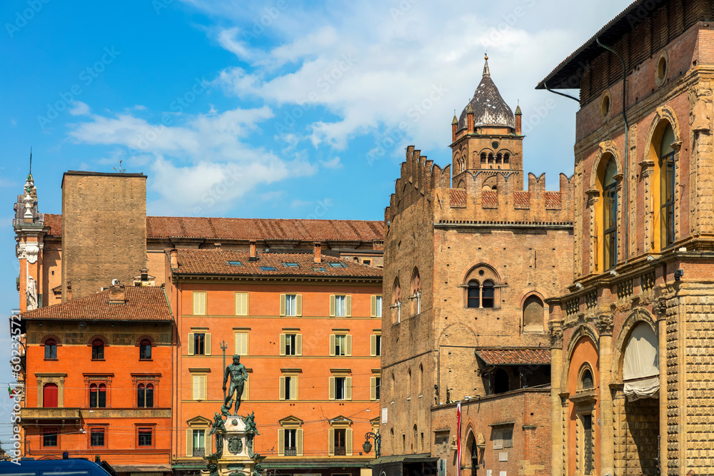 Obraz premium the historic center of Bologna, Emilia-Romagna, Italy