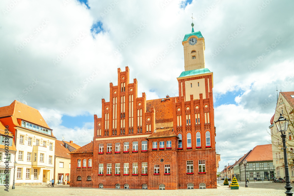 Obraz premium Rathaus, Wittstock Dosse, Deutschland