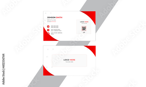 Creative vector business card design