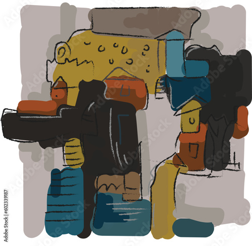 Abstract Painting Ideas, Wall Painting, Contemporary Painting, Exterior Painting, Interior Painting, Wall Decoration, Home Illusion, Painting Ideas, Design Ideas