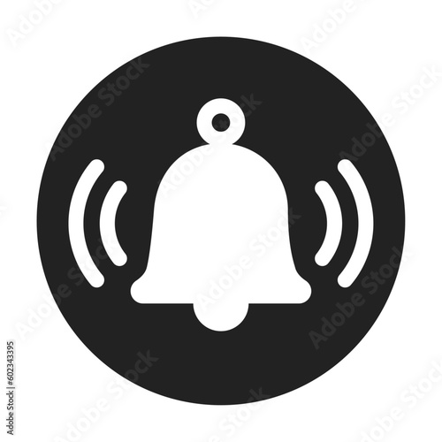 Notification bell icon. notification bell vector icon for web design isolated on white background
