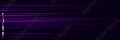 Modern wide abstract technology background with glowing high speed and light effect of motion and speed lines. 