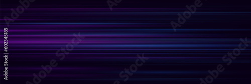 Neon color glowing lines background, high-speed light trails effect. Futuristic dynamic motion technology.