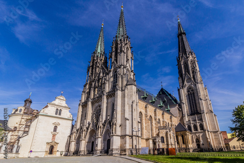 Saint Wenceslas Cathedral in Olomouc, Czech Republic. photo