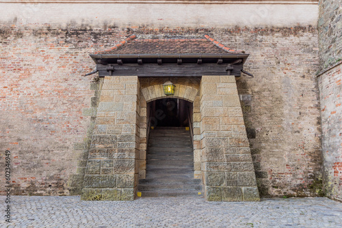 Gate of the Spilberk castle in Brno  Czech Republic