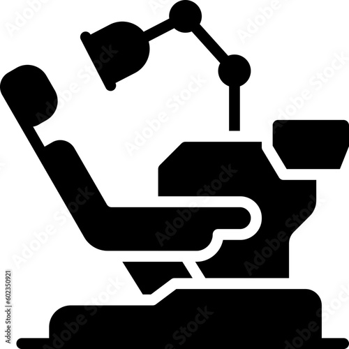 Dentist chair icon