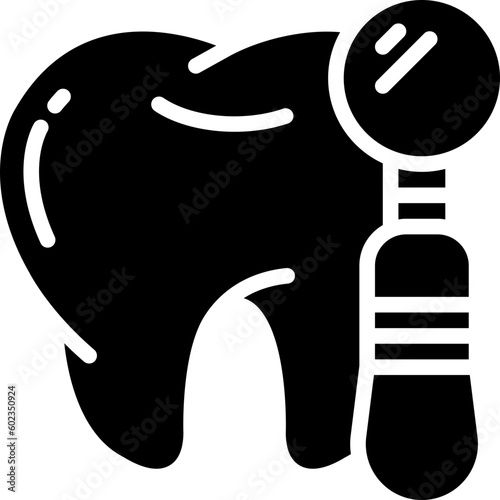tooth mirror icon
